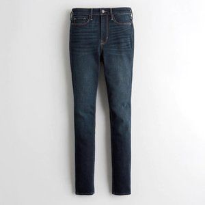 Blue Hollister High-Rise Skinny Jeans